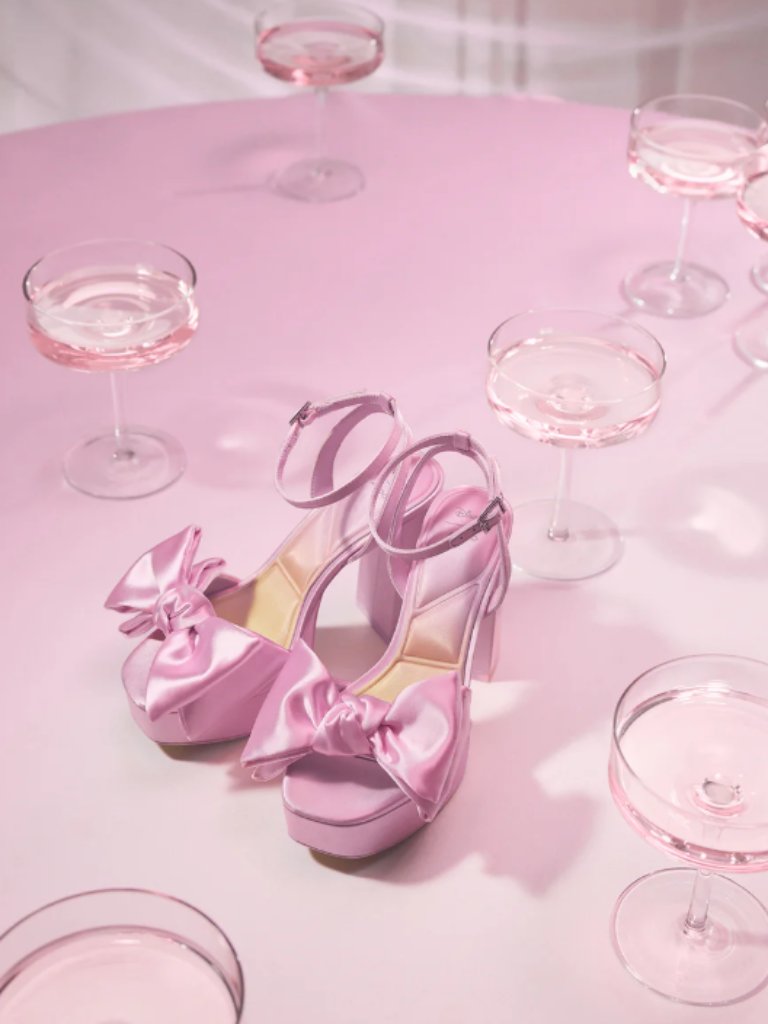 Aldo X Disney - "Stepsister" Pink Bow Heeled Sandals